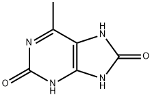 2H-Purine-2,8(3H)-dione,  7,9-dihydro-6-methyl- Structure