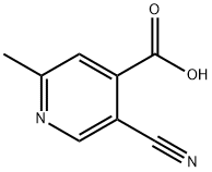 5-cyano-2-Methylisonicotinic acid Structure