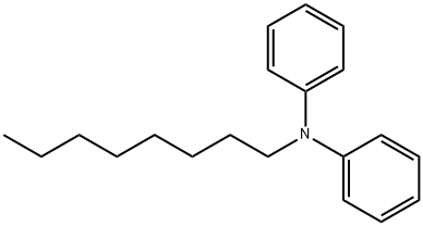 N-옥틸-N-페닐아닐린 구조식 이미지
