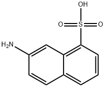 2-NAPHTHYLAMINE-8-SULFONIC ACID Structure