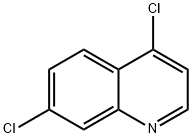 4,7-Dichloroquinoline 구조식 이미지