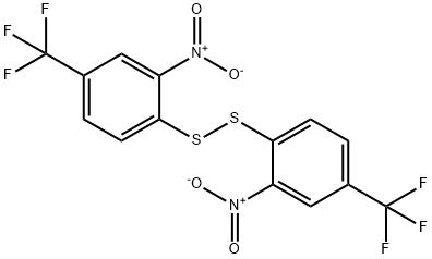 4,4'-BIS(TRIFLUOROMETHYL)-2,2'-DINITRODIPHENYL DISULFIDE Structure