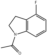 1-(4-fluoro-2,3-dihydro-1H-indol-1-yl)-Ethanone Structure