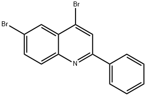 4,6-DIBROMO-2-PHENYLQUINOLINE Structure