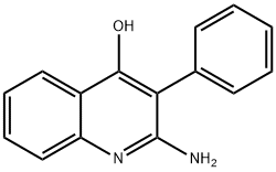 2-AMINO-4-HYDROXY-3-PHENYLQUINOLINE Structure
