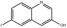 3-Quinolinol, 6-iodo- Structure