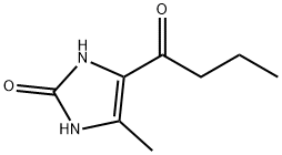 2H-Imidazol-2-one,  1,3-dihydro-4-methyl-5-(1-oxobutyl)- 구조식 이미지