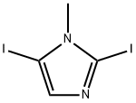 2,5-DIIODO-1-METHYLIMIDAZOLE Structure