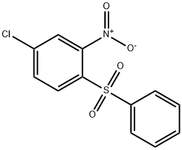 4-CHLORO-2-NITRO-1-(PHENYLSULFONYL)BENZENE Structure