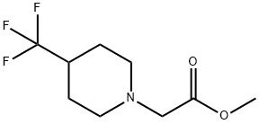 메틸2-(4-(트리플루오로메틸)피페리딘-1-일)아세테이트 구조식 이미지
