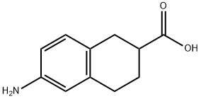 6-AMINO-1,2,3,4-TETRAHYDRONAPHTHALENE-2-CARBOXYLIC ACID Structure