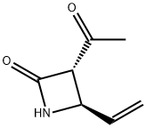 2-Azetidinone, 3-acetyl-4-ethenyl-, trans- (9CI) Structure