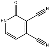 3,4-Pyridinedicarbonitrile,  1,2-dihydro-2-oxo- Structure