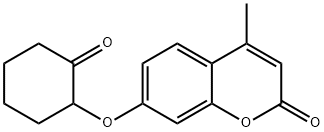 4-METHYL-7-(2-OXO-CYCLOHEXYLOXY)-CHROMEN-2-ONE Structure