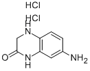 7-AMINO-3,4-DIHYDRO-1H-QUINOXALIN-2-ONE DIHYDROCHLORIDE Structure
