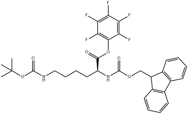 FMOC-LYS(BOC)-OPFP 구조식 이미지