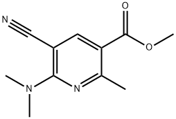 methyl 5-cyano-6-(dimethylamino)-2-methylnicotinate Structure