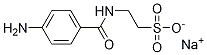 sodiuM 2-(4-aMinobenzaMido)ethanesulfonate Structure