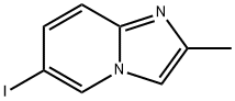 IMIDAZO[1,2-A]PYRIDINE, 6-IODO-2-METHYL- Structure