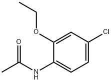 4-Chloro-o-acetophenetide Structure