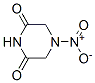 2,6-Piperazinedione,  4-nitro- Structure