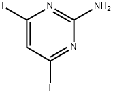 2-amino-4,6-diiodopyrimidine 구조식 이미지