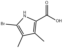 5-Bromo-3,4-dimethyl-1H-pyrrole-2-carboxylic acid Structure