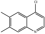 4-클로로-6,7-다이메틸퀴놀린 구조식 이미지
