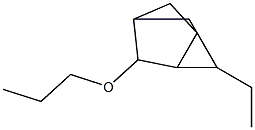 Tricyclo[2.2.1.02,6]heptane, 1-ethyl-3-propoxy- (9CI) Structure