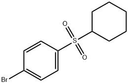 1-BroMo-4-(사이클로헥산설포닐)벤젠 구조식 이미지