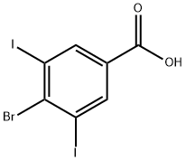 4-Bromo-3,5-diiodobenzoic acid 구조식 이미지