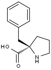 (R)-ALPHA-BENZYL-L-PROLINE-HCL Structure