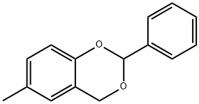1,3-벤조디옥산,6-메틸-2-페닐- 구조식 이미지