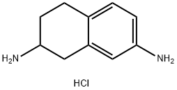 1,2,3,4-테트라히드로-나프탈렌-2,7-디아민이염화물 구조식 이미지