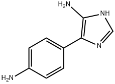 1H-이미다졸-5-아민,4-(4-아미노페닐)- 구조식 이미지