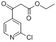 3-(2-CHLOROPYRIDIN-4-YL)-3-OXO-PROPIONIC ACID ETHYL ESTER 구조식 이미지