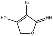 3-푸라놀,4-브로모-2,5-디하이드로-5-이미노- 구조식 이미지