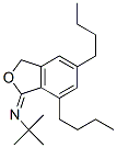 2-Propanamine,  N-(5,7-dibutyl-1(3H)-isobenzofuranylidene)-2-methyl- 구조식 이미지