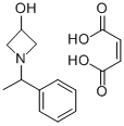 1-(1-PHENYLETHYL)-3-AZETIDINOL MALEATE 구조식 이미지