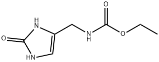 카르밤산,[(2,3-디히드로-2-옥소-1H-이미다졸-4-일)메틸]-,에틸에스테르(9CI) 구조식 이미지
