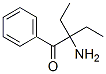 1-Butanone,  2-amino-2-ethyl-1-phenyl- Structure