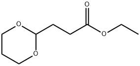 에틸3-(1,3-DIOXAN-2-YL)프로피오네이트 구조식 이미지