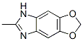 5H-1,3-디옥솔로[4,5-f]벤즈이미다졸,6-메틸- 구조식 이미지