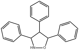 이속사졸리딘,3,4,5-트리페닐- 구조식 이미지