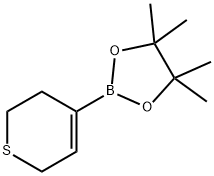 3,6-Dihydro-2H-thiopyran-4-ylboronic acid pinacol ester 구조식 이미지