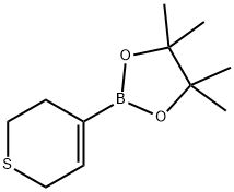 3,6-Dihydro-2H-thiopyran-4-ylboronic acid pinacol ester Structure