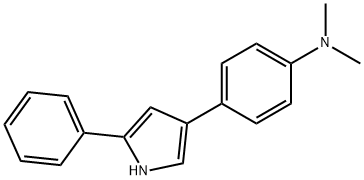 2-페닐-4-(P-디메틸라미노페닐)-피롤 구조식 이미지