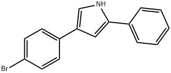 4-(P-BROMOPHENYL)-2-PHENYLPYRROLE Structure