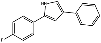 2-(P-FLUOROPHENYL)-4-PHENYLPYRROLE Structure