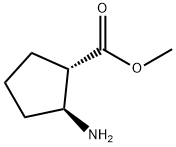 (1S,2S)-Methyl 2-aMinocyclopentanecarboxylate Structure